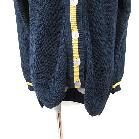スピック&スパン Spick&Span カーディガン ニット 長袖 紺 ネイビー