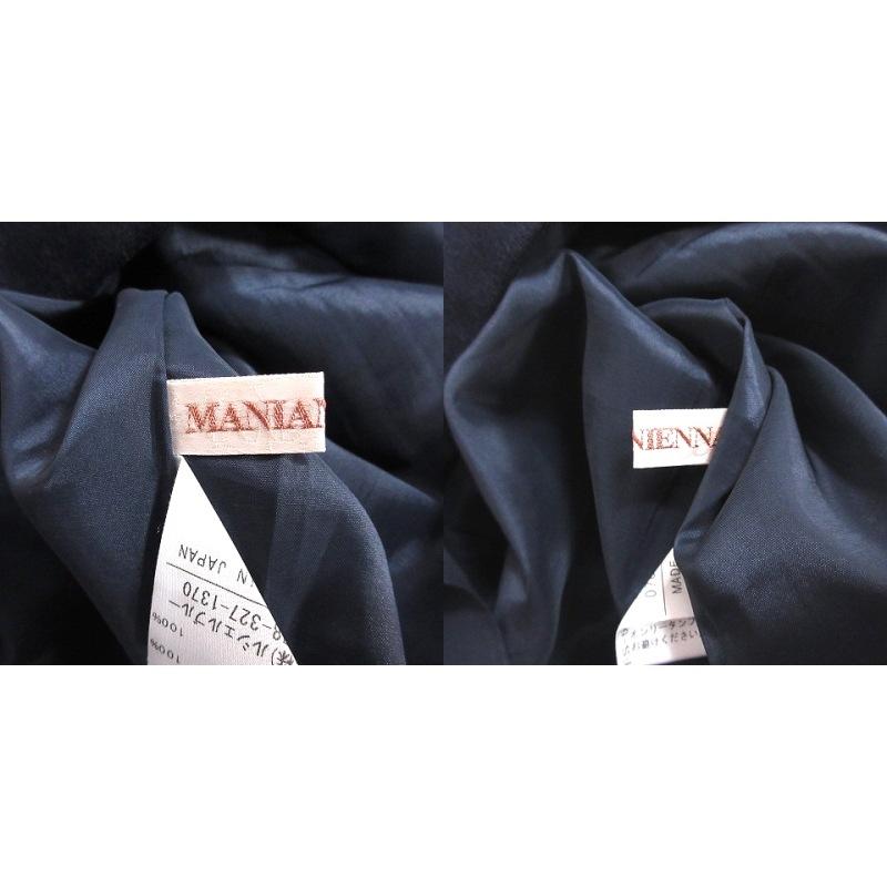 マニアニエンナ MANIANIENNA ワンピース ミニ フリル ウール フレンチ 