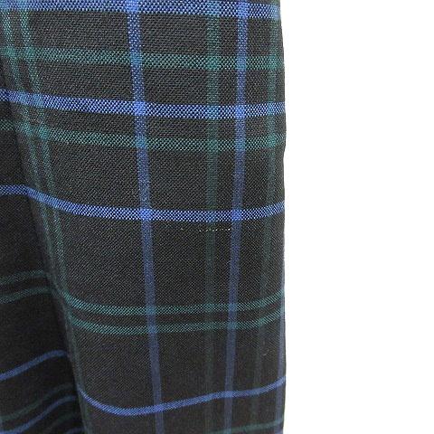 ヨークランド YORKLAND ワンピース ミモレ ロング チェック 半袖