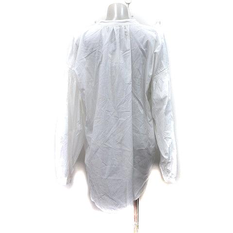 未使用品 ル コリ le colis シャツ ブラウス プルオーバー 長袖 F 白 