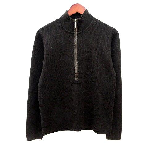 ジョセフオム JOSEPH HOMME ニット セーター ハーフジップ 長袖 46 S 