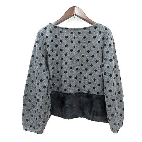 グレディブリリアン Gready Brilliant カットソー クルーネック ドット 
