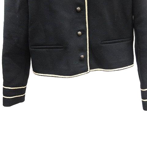 ZARA ナポレオン　ジャケット　XS ミリタリー　ウール ZARA（ザラ） ナポレオンジャケット 総裏地 XS 黒 ブラック /AU