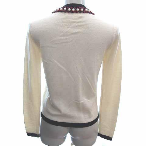 チェスティ Chesty カーディガン ニット パール 長袖 ウール F  