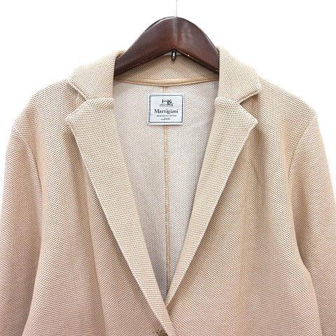 マルティジャーニ Martigiani テーラードジャケット ニット シングル M 