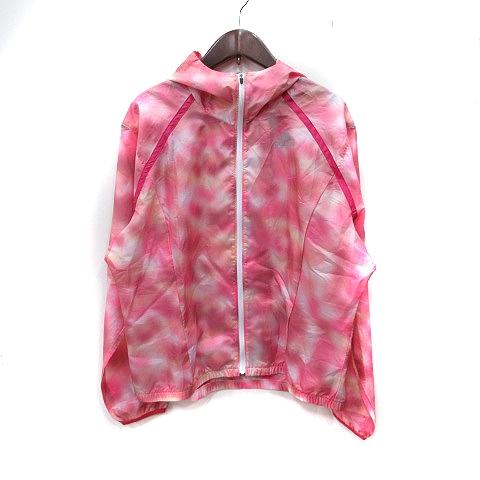 adidas（アディダス） ジャケット パーカー ジャンパー 総柄 L ピンク 