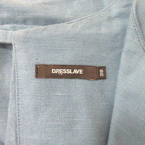ドレスレイブ DRESSLAVE ジャンパースカート ワンピース ミニ 麻混