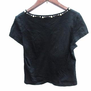 エムズグレイシー M'S GRACY カットソー Tシャツ Vネック フェイク