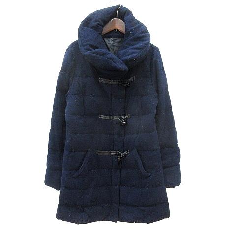 プレイズ Praise ダッフルコート ダウン 38 M 紺 ネイビー /MN 