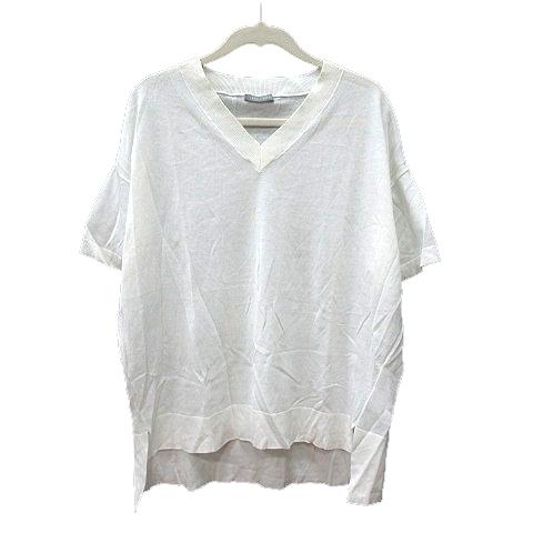 theory luxe（セオリーリュクス） ニット カットソー Vネック 五分袖 