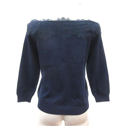春服☆新品☆ジャス シンプルボートリブニット アプワイザーリッシェ