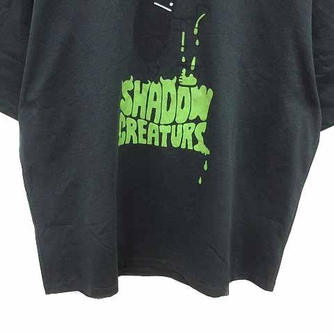 グラニフ graniph Tシャツ カットソー クルーネック プリント 半袖 XL