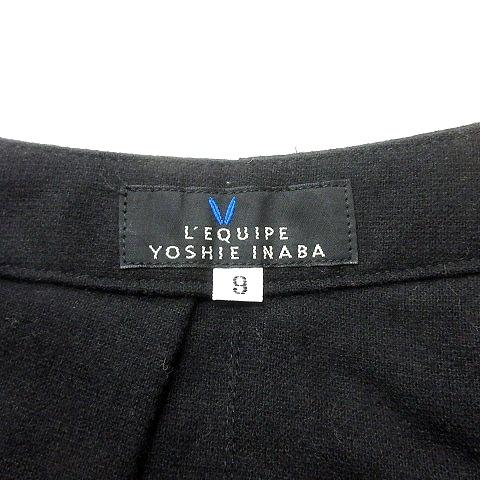 レキップヨシエイナバ L'EQUIPE YOSHIE INABA プリーツスカート ラップ
