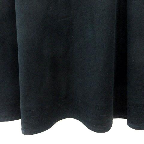 エムズグレイシー M'S GRACY フレアスカート ミモレ ロング 40 L 黒