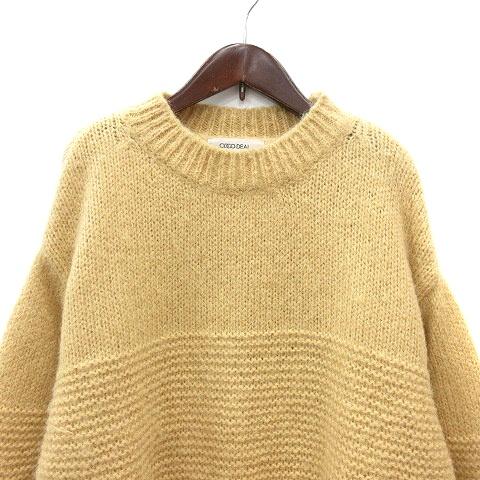 COCO DEAL - 美品　COCO DEAL  ニット　トップス　ミニワンピース　人気　完売 ココディール COCO DEAL ワンピース ニット ミニ 長袖 2 M 黄色