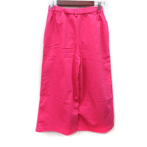 ドゥクラッセ DoCLASSE ワイドパンツ 7 S ピンク /YI レディース 