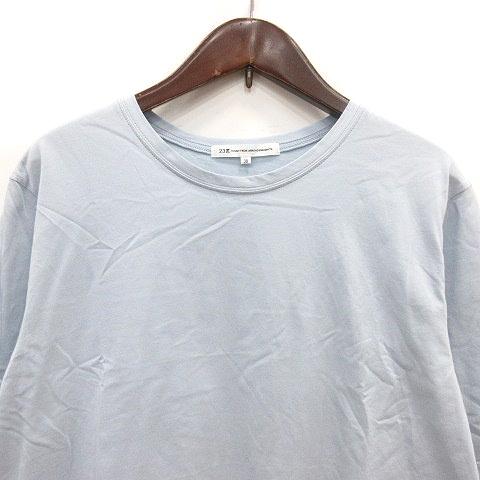 23区（ニジュウサンク） オンワード樫山 カットソー Tシャツ クルー 