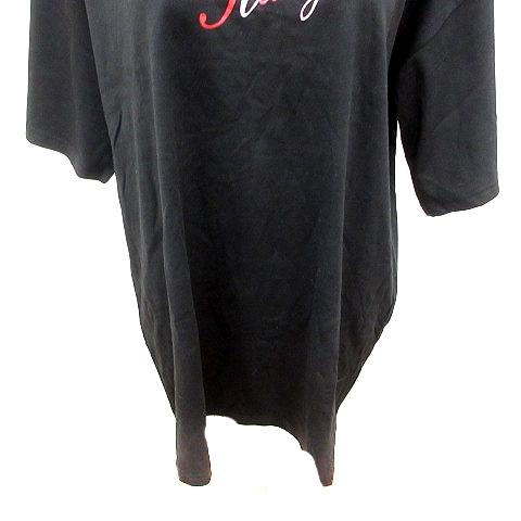 レディ Rady Tシャツ カットソー Uネック 半袖 M 黒 ブラック /RT 