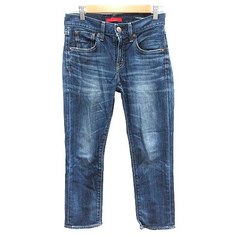 レッドカード RED CARD デニムパンツ ジーンズ スリム 22 XS 紺