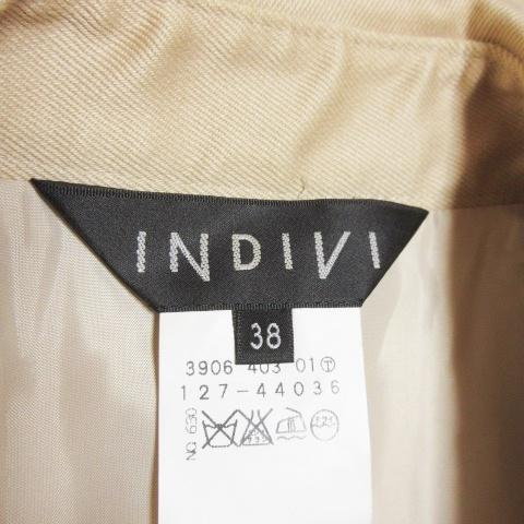 INDIVI ピーコート　Sサイズ　新品 日本製】ベルト付フォルムショートコート（Pコート） | INDIVI