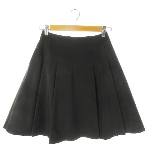 エムプルミエ M-Premier COUTURE スカート ボックスプリーツ ひざ丈  