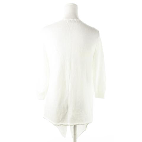 ボッシュ BOSCH カーディガン ニット トッパー 七分袖 麻混 リネン混  