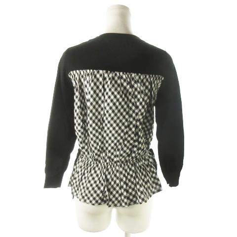 クイーンズコート QUEENS COURT ニット セーター ラウンドネック 七分  