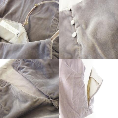 ココディール COCO DEAL セットアップ ツイン ベロア 上下 カットソー