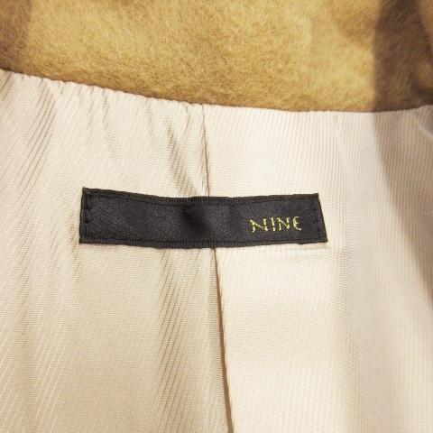 新品NINEナインウールコートFベージュ