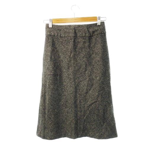 ストロベリーフィールズ STRAWBERRY-FIELDS スカート ツイード フレア