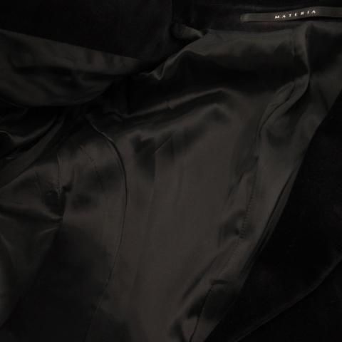 マテリア MATERIA ジャケット テーラード ベロア 総裏地 厚手 しっとり  