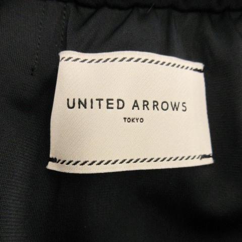 ユナイテッドアローズ UNITED ARROWS スカート タイト ひざ丈 ストレッチ ウエストゴム 通勤 ビジネス 40 黒 ブラック /AO25 ☆ レディース｜vectorpremium｜06