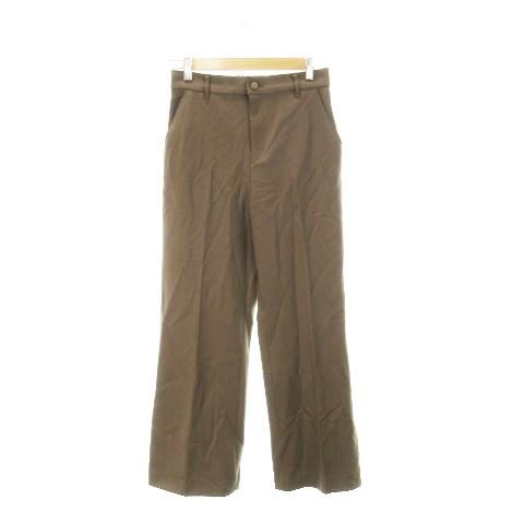 コーエン coen パンツ スラックス ストレート ハイウエスト ストレッチ 