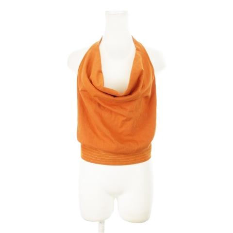 ZARA 未使用品 ザラ ホルターネック バックレス トップス ドレープ  