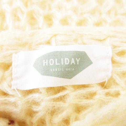 ニット/セーター holiday - Holiday. ホリデイ holiday ニット セーター ラウンドネック 長袖 透かし