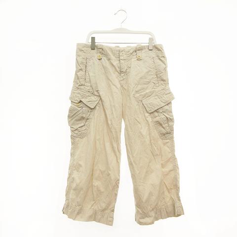 中古 マカフィー MACPHEE トゥモローランド カーゴパンツ クロップド 36 ベージュ /IK レディース 【ベクトル 古着】