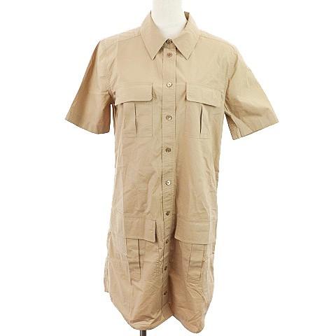 エキプモン EQUIPMENT フェム FEMME ワンピース シャツ サファリ ひざ  