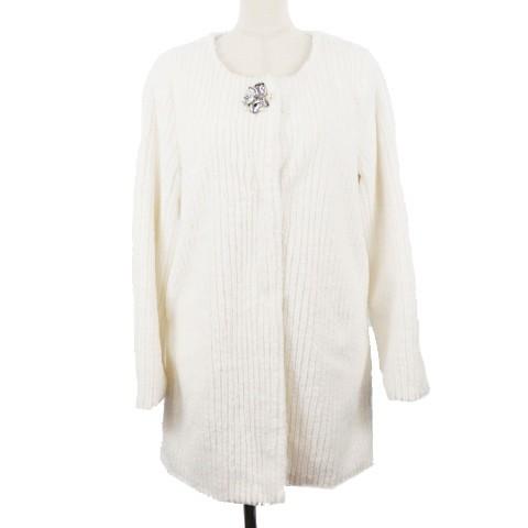 中古 デイライルノアール Delyle Noir コート ノーカラー フェイクファー ワンポイント ビジュー 3 白 ホワイト Tm レディース ベクトル 古着 1 ブランド古着販売のベクトル 通販 Yahoo ショッピング