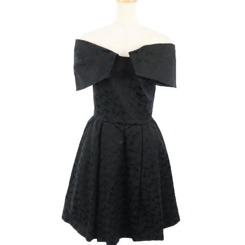 中古 未使用品 リリーブラウン Lily Brown 16aw ワンピース ひざ丈 オフショルダー 半袖 刺繍 総レース 1 ブラック Lwfo レディース ベクトル 古着 1 ブランド古着販売のベクトル 通販 Yahoo ショッピング