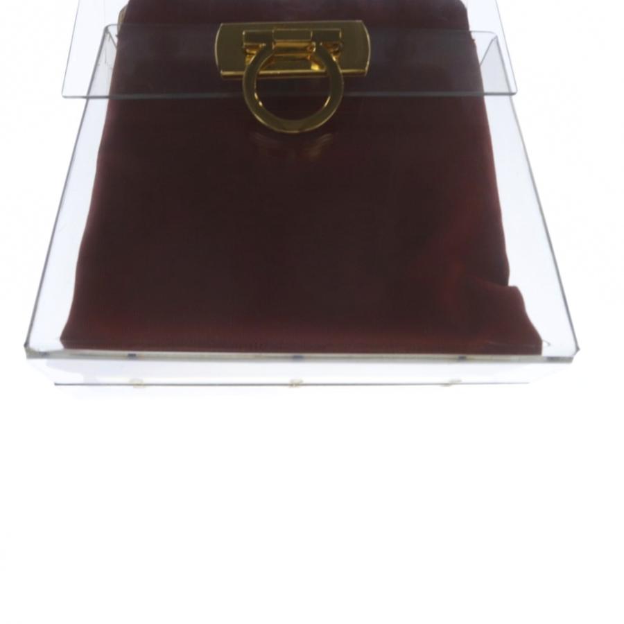 【中古】サルヴァトーレフェラガモ ヴィンテージ 希少 ガンチーニ ゴールド金具 留め具 赤 /SR ■OH レディース サルヴァトーレフェラガモ Salvatore Ferragamo ヴィンテージ 希少