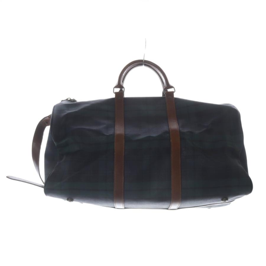 極美品 ポロラルフローレン　ボストンバッグ　2way ブラックウォッチ ポーチ付 極美品 ポロラルフローレンボストンバッグ2way ブラックウォッチ