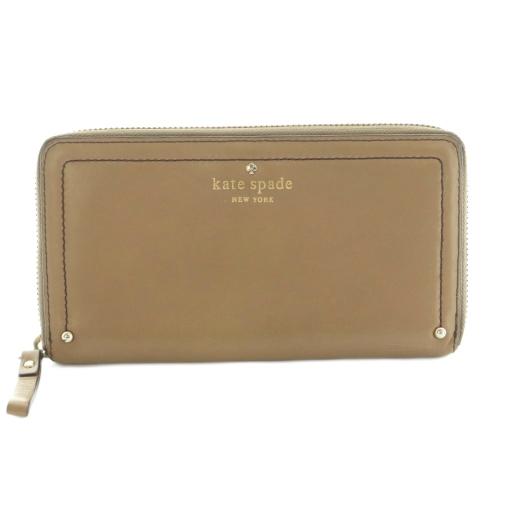 ケイト スペード 長財布 ブラウン kate spade 財布 ファスナー ケイト 