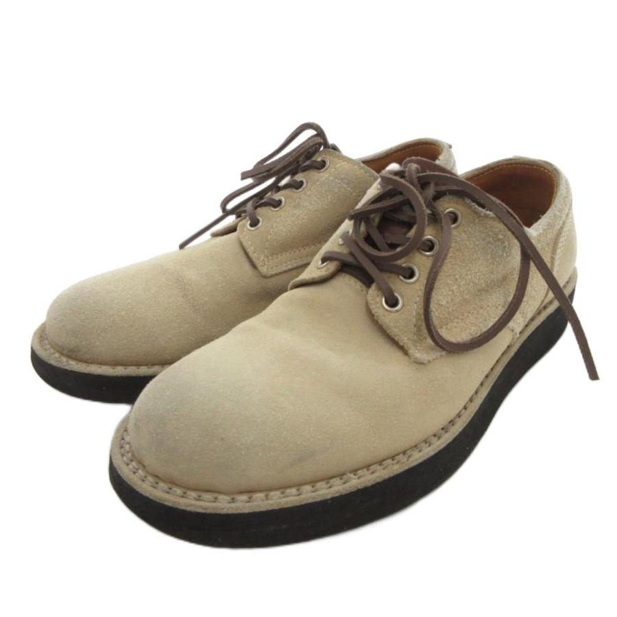 【中古】コムデギャルソンオム COMME des GARCONS HOMME スエード シューズ 靴 ビブラムソール ベージュ /UO ■GY62 コムデギャルソンオム COMME des GARCONS HOMME スエード シューズ 靴
