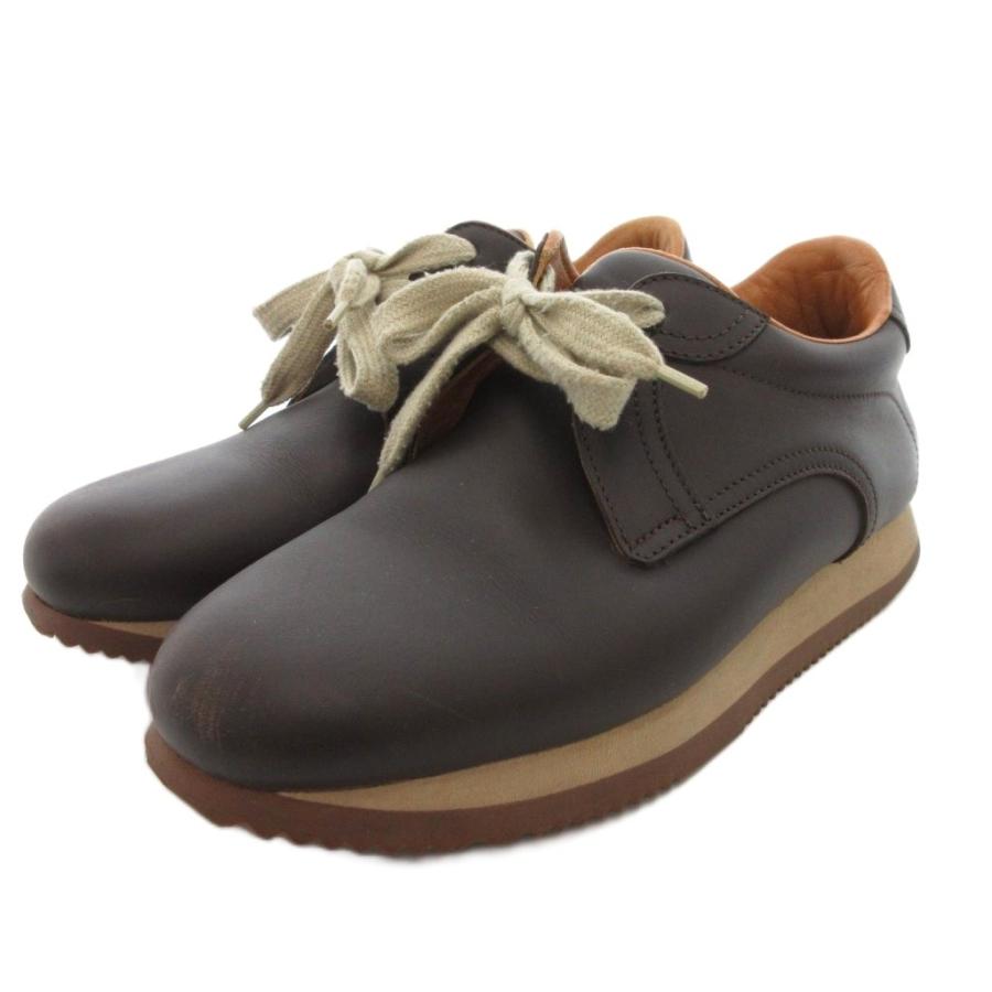 HERMES（エルメス） クイック レザースニーカー シューズ レースアップ 