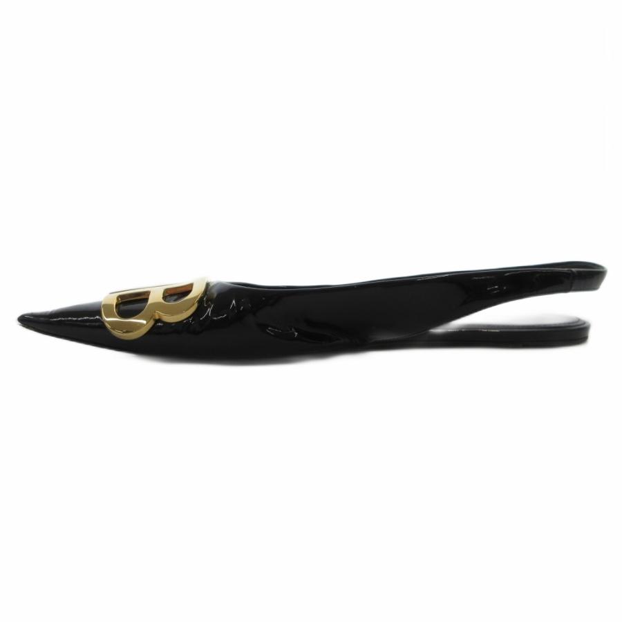 BALENCIAGA（バレンシアガ） フラットサンダル ミュール BBロゴ ポイン 