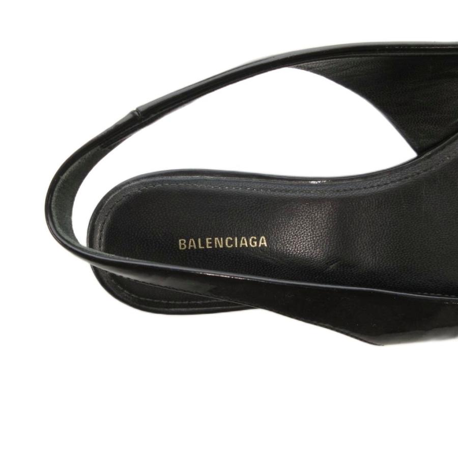 BALENCIAGA（バレンシアガ） フラットサンダル ミュール BBロゴ ポイン 