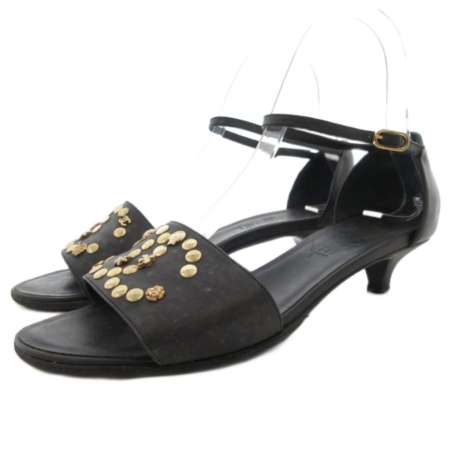 CHANEL サンダル アンクルストラップ ショップ CHANEL サンダル