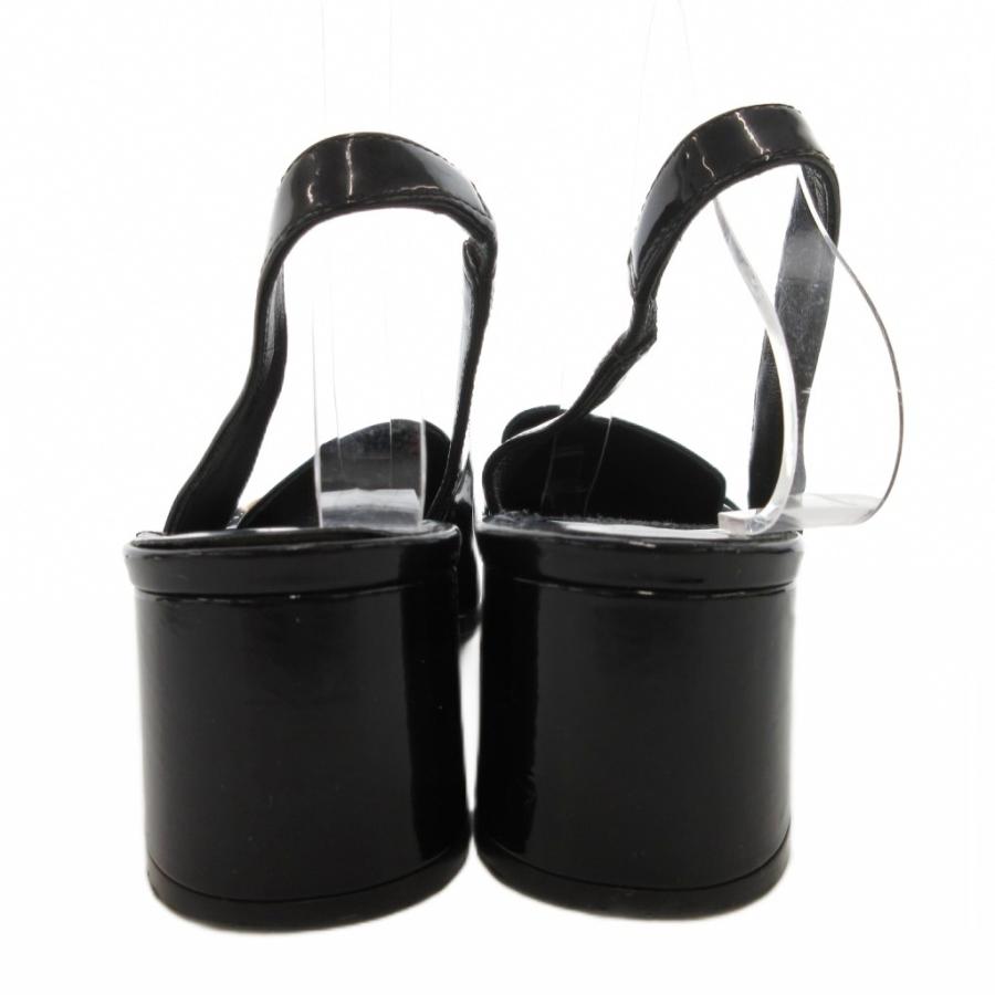 JIMMY CHOO ミュールサンダル ジミーチュウ JIMMY CHOO ミュール サンダル 38 黒 ブラック スクエア