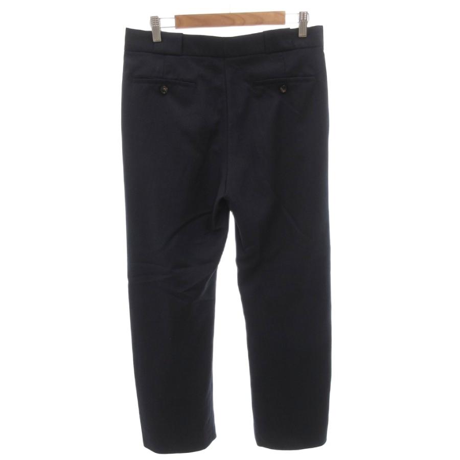 マルタンマルジェラ Martin Margiela パンツ スラックス ウール 46 紺