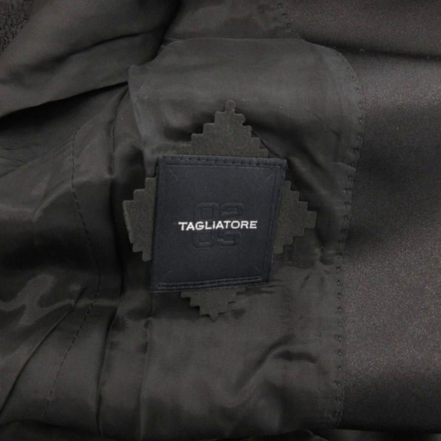 TAGLIATORE 黒 スエード テーラードジャケット TAGLIATORE 黒 スエード テーラードジャケット